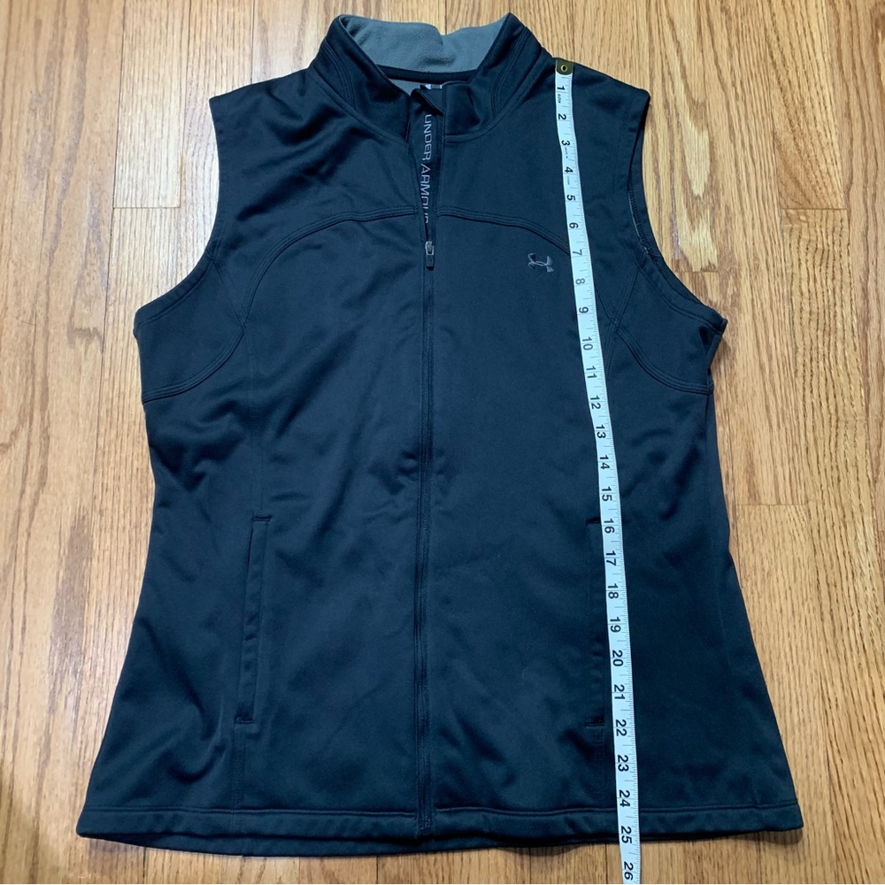 Under Armour Black Fleece Lined Vest - Large - Picture 4 of 8